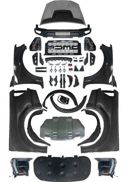 Ranger 2012-2021 Arası Uyumlu Gen 3 F150 Görünüm Facelift Body Kit (2022) fiyatları