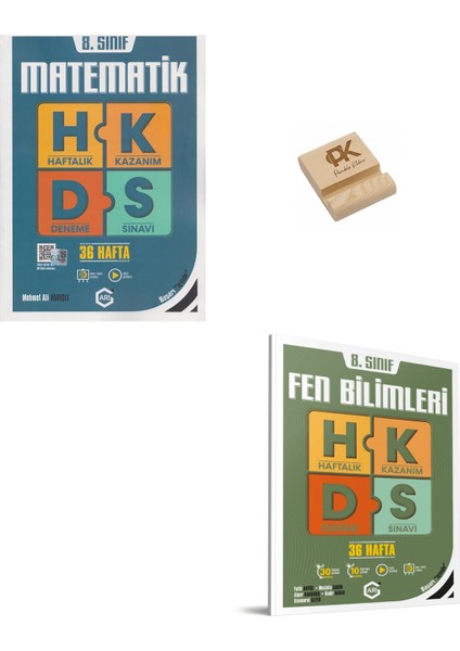 Arı Lgs 8. Sınıf Matematik ve Fen Bilimleri Haftalık Kazanım Denemeleri + Telefon Standı