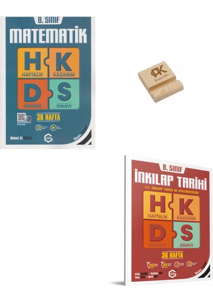 Arı Lgs 8. Sınıf Matematik ve Inkılap Haftalık Kazanım Denemeleri + Telefon Standı