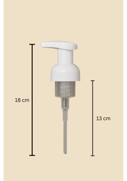 Köpük Sabunluk Yedek Pompa Başlık – Beyaz | 350 ml Uyumlu Köpük Pompası fiyatları