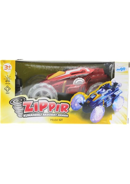 Uzaktan Kumandalı Takla Atan Kırmızı Zıppır Araba