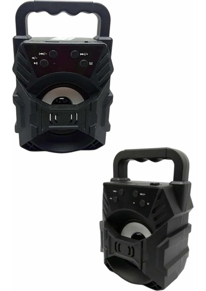 Işıklı Bluetooth Hoparlör Ses Bombası Taşınabilir Yüksek Ses Kaliteli Radyo - I81H88N7-9A3 fırsatları