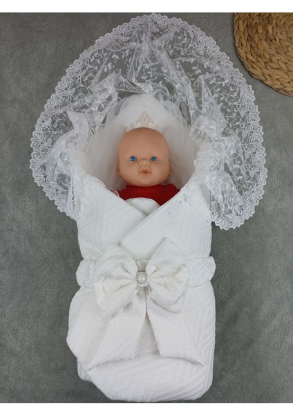 Yenidoğan Kumru Plazma Taçlı Lüks Kundak Bebek Battaniyesi fiyatları