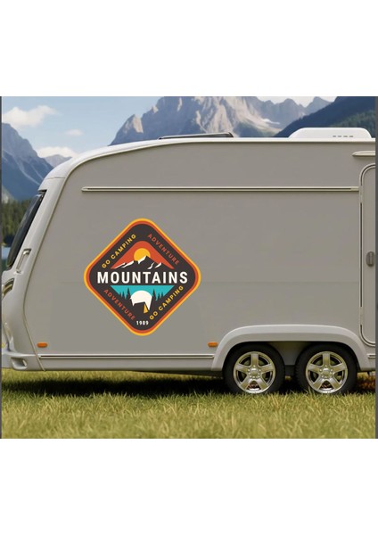 Kamp Macera Sticker - 4x4 Off Road Pickup Adventure Sticker - Araba Oto Motosiklet Karavan Sticker 03003 fiyatları