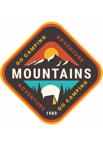 Kamp Macera Sticker - 4x4 Off Road Pickup Adventure Sticker - Araba Oto Motosiklet Karavan Sticker 03003 fırsatları