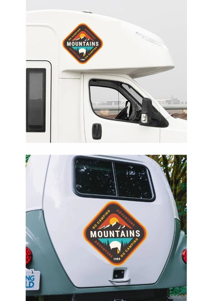 Kamp Macera Sticker - 4x4 Off Road Pickup Adventure Sticker - Araba Oto Motosiklet Karavan Sticker 03003 indirimleri