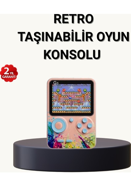 500 Klasik Oyunlu Retro Oyun Konsolu Taşınabilir ve Tv Bağlantılı - M350B700-N06350
