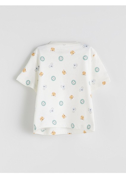 Yeni Sezon Bisiklet Yaka Pamuklu Erkek Bebek Tişört 3'lü fırsatları