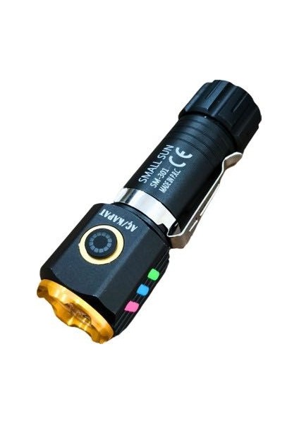 SM-301 30W Güçlü Işık 3 LED Çok Fonksiyonlu Mıknatıslı Şarjlı Kamp El Feneri fiyatları