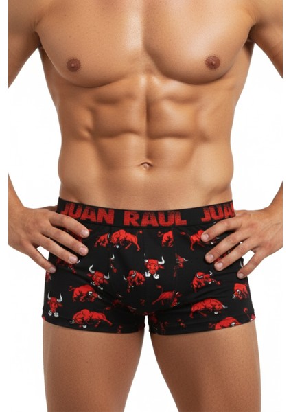 Siyah 3’lü Desenli Boxer Seti – %95 Pamuk Likralı Boxer 2603107 fiyatları