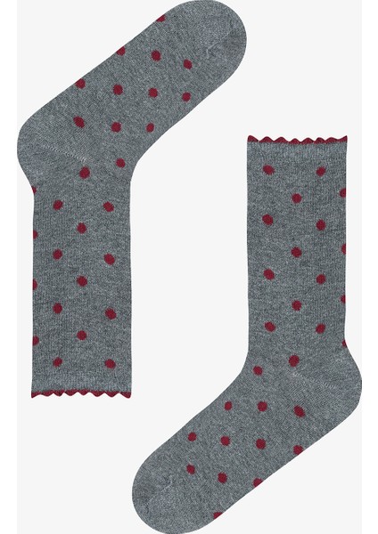 5 Çift Pamuklu Karışık Kalp Desenli Fırfırlı Soket Çorap fırsatları