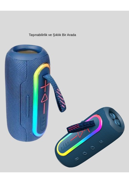 Taşınabilir Mini Bluetooth Hoparlör Güçlü Ses ve Şık Kırmızı Tasarım - M540R885-K03540 indirimleri