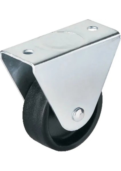 Hts 104 50 mm Sabit Siyah Teker 4 Adet