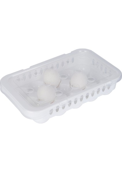 3 Adet Vakumlu Akrilik Saklama Kabı 900 ml + 15 Bölmeli Yumurta Saklama Kabı - 2li Set W4E4H5 indirimleri