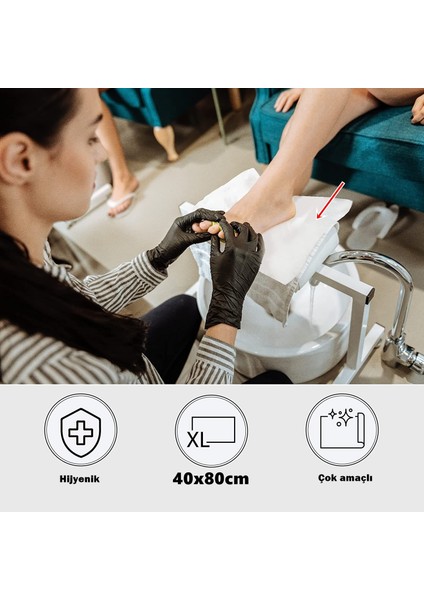 Hsnet Pedikür Salon Havlusu 100 Ad - F520K542-U29520 fiyatları