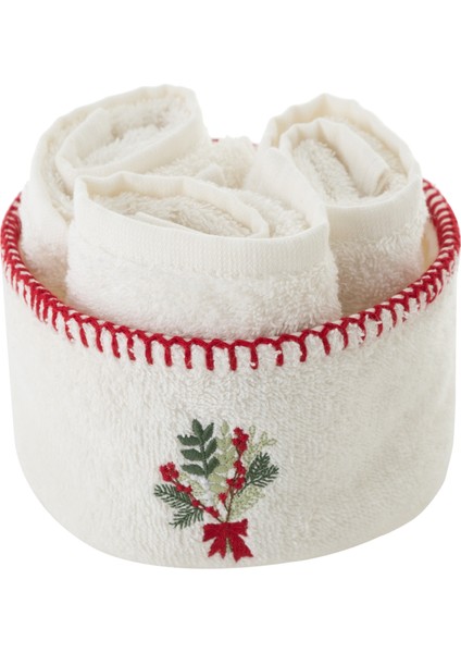 Joy 3'lü El Havlusu Seti Ekru 30X30 fiyatları