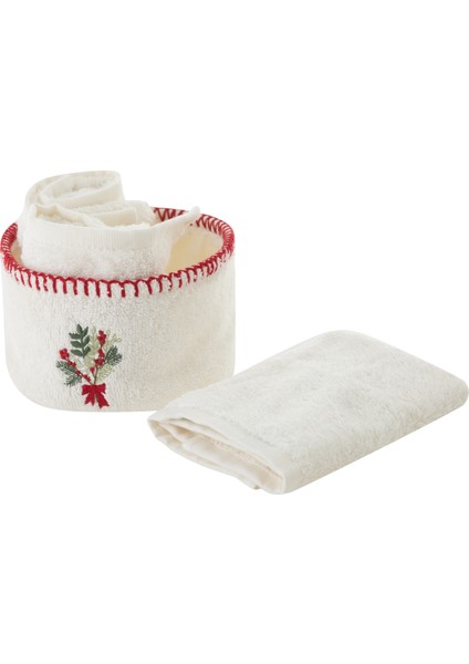 Joy 3'lü El Havlusu Seti Ekru 30X30 modelleri