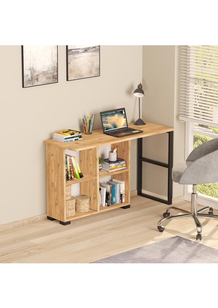 Oskar Katlanir L Çalisma Masası-Bilgisayar Masası-Çiftyönlü modelleri