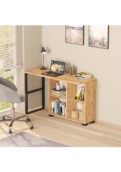 Oskar Katlanir L Çalisma Masası-Bilgisayar Masası-Çiftyönlü fırsatları
