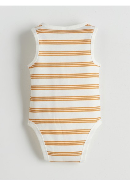 Yeni Sezon Bisiklet Yaka Çizgili Erkek Bebek Çıtçıtlı Bodysuit 2'l fırsatları