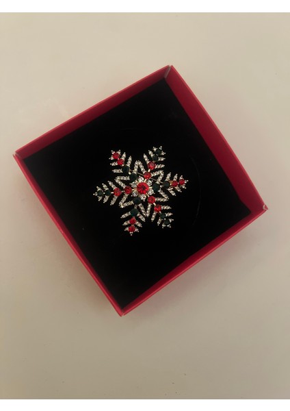 Yeni Yıl Hediyesi Renkli Kar Tanesi Yılbaşı Broş indirimleri