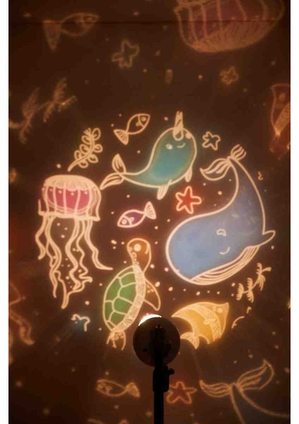 Tavşan Atlıkarınca Uyku Melodi Özellikli ve Değişken Figürlü Projektör Gece Lambası modelleri