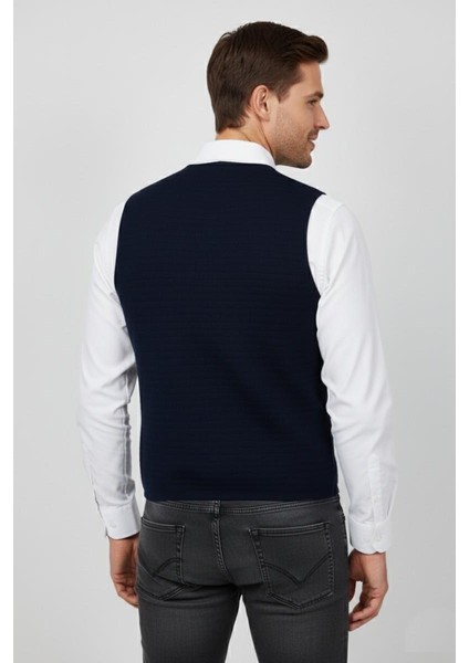 Erkek Spor Düğmeli Yelek Çelik Örgü Regular Kalıp BGL-ST04837 modelleri