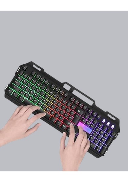 Xmpdby Rgb Işıklı Klavye Mouse Seti – Türkçe Q, Ayarlanabilir Dpi, Ergonomik ve Dalı Tasarım modelleri