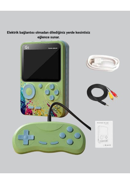 Xmpdby G5 Retro Oyun Konsolu 500 Klasik Oyunlu 3 Inç Hd Ekran ve Tv Bağlantılı modelleri