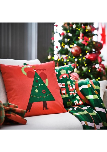 Vınterfınt Yılbaşı Temalı Kırlent Kılıfı 50X50 cm fırsatları