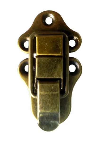 Sandık, Kutu Klipsi, Ön Kilidi 72X40MM, Antik, 1 Adet