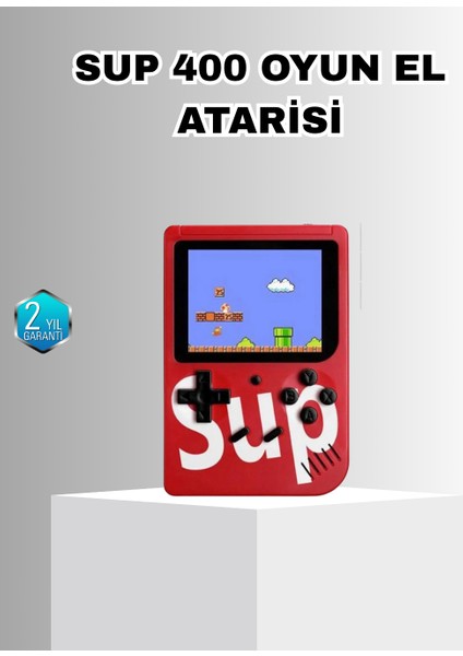 Xmpdby Sup Game Box El Konsolu – 500 Oyunlu, Tv Bağlantılı, 5 Saat Oyun Süresi