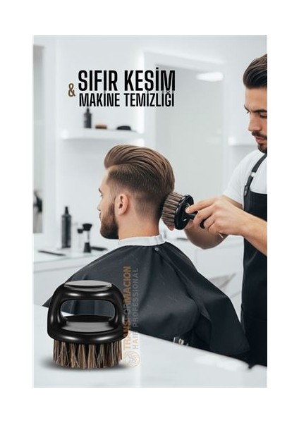At Kılı Fade Fırça – Berberler Için Sıfır Kesim ve Makine Temizleme Fırçası