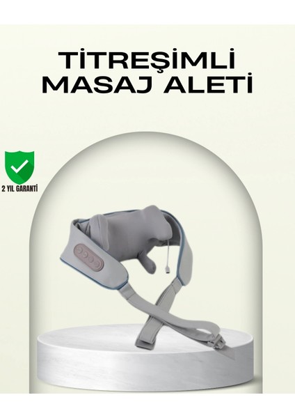 Taşınabilir Şarjlı Boyun Masaj Cihazı | Sessiz ve Güçlü Motor