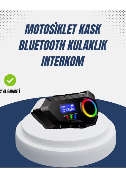 Kablosuz Bluetooth Interkom IP65 Suya Dayanıklı 40MM Hd Ses ve 40 Saat Pil - N993J428-M97993