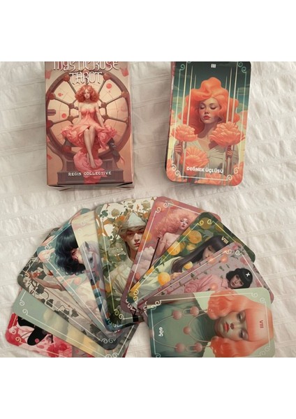Mystic Rose Tarot Destesi Seti ve Kullanım Kılavuzu fırsatları