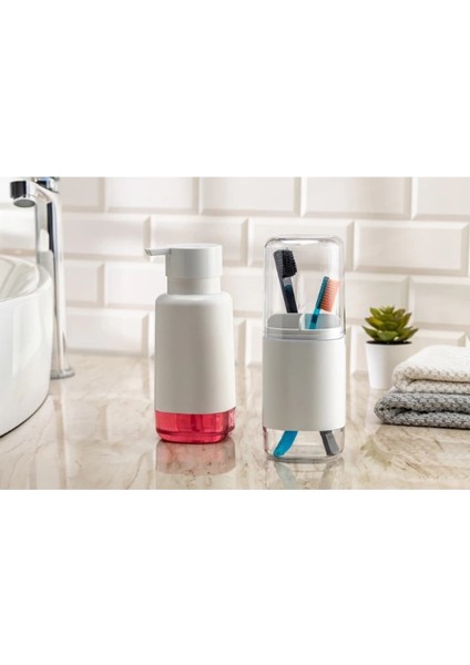 2'li Sıvı Sabunluk ve Diş Fırçalık Seti