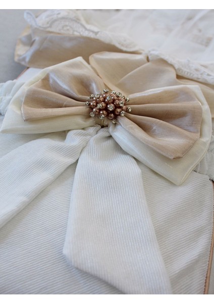 Yenidoğan Nil Taç Nakışlı Kumru Kundak Bebek Battaniyesi fiyatları