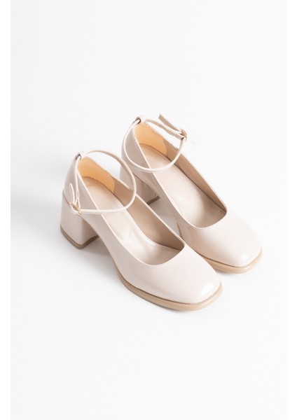 Sansa Bej Rugan Kadın Topuklu Ayakkabı fiyatları