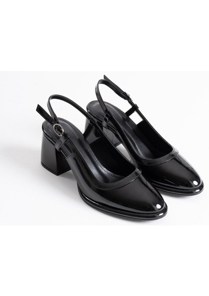Taila Siyah Rugan Kadın Topuklu Ayakkabı fiyatları