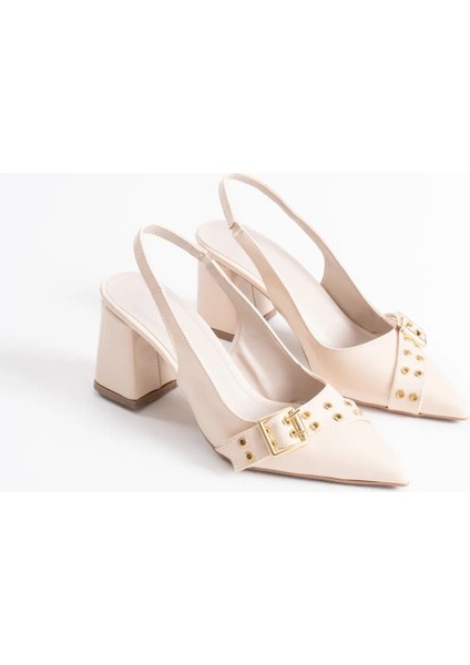 Keira Bej Rugan Kadın Topuklu Ayakkabı fiyatları