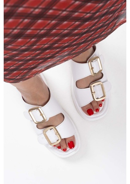 Nare Beyaz Cilt Terlik modelleri