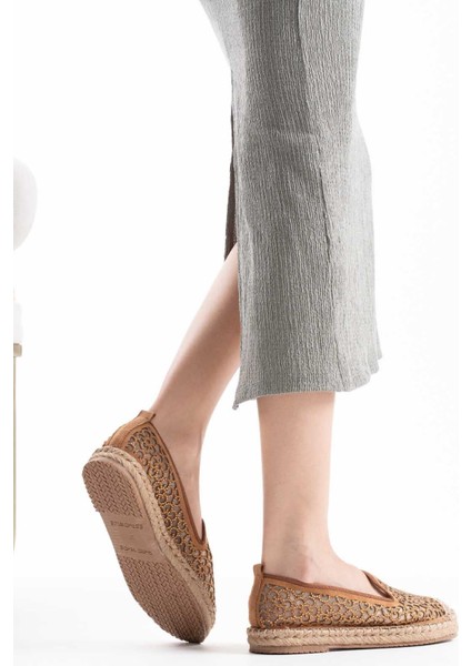 Dune Kadın Taba Espadril Ayakkabı