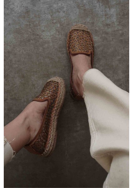 Dune Kadın Taba Espadril Ayakkabı