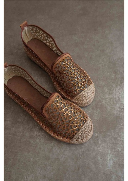 Dune Kadın Taba Espadril Ayakkabı