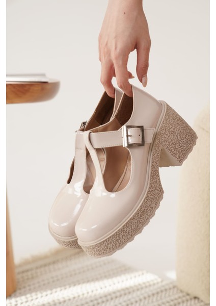 Mathilda Kadın Bej Rugan Günlük Ayakkabı