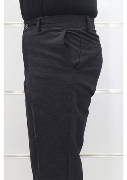 Fistan Store Erkek Düz Yüksek Bel Rahat Kalıp Yandan Cepli Boru Paça Büyük Beden Kışlık Keten Pantolon modelleri