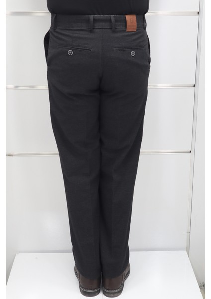 Fistan Store Erkek Düz Yüksek Bel Rahat Kalıp Yandan Cepli Boru Paça Büyük Beden Kışlık Keten Pantolon fırsatları