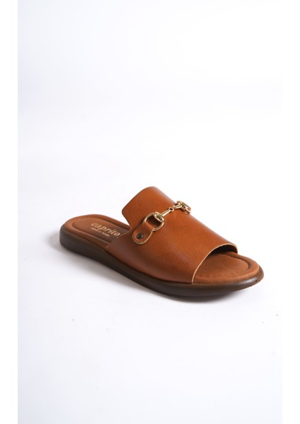 George Taba Hakiki Deri Terlik modelleri