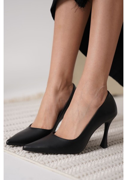 Blade Mat Siyah Kadın Stiletto
